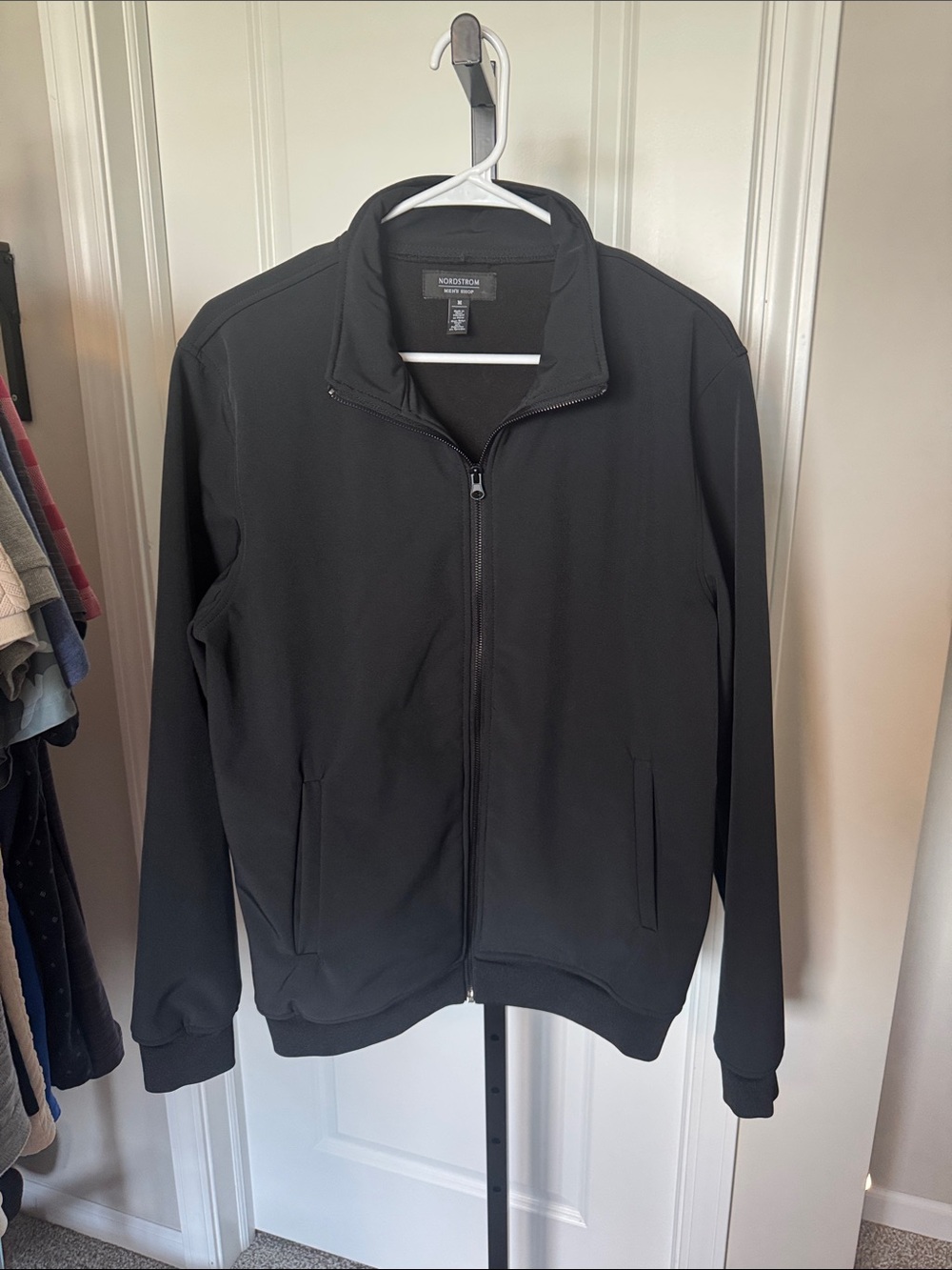 Nordstrom Black Men's Zip Front Jacket